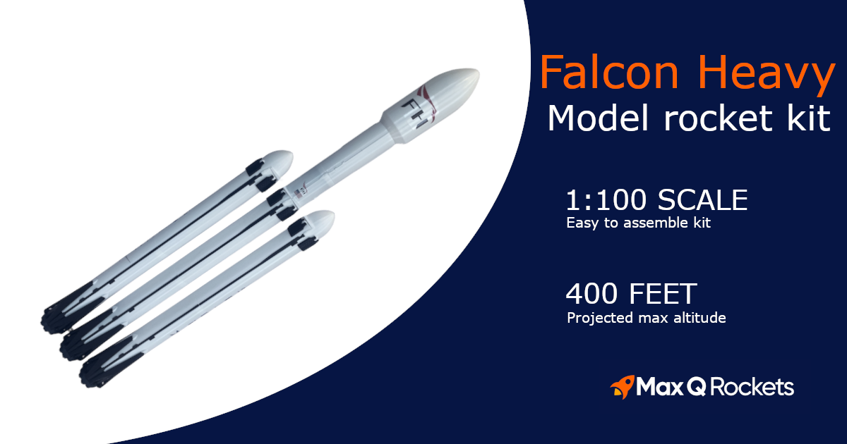 SpaceX Falcon Heavy Model Rocket Kit