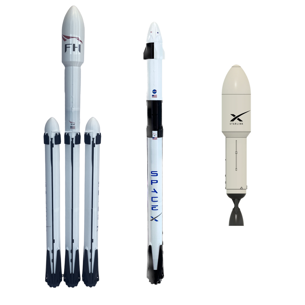 SpaceX Falcon Max Bundle – Max Q Rockets