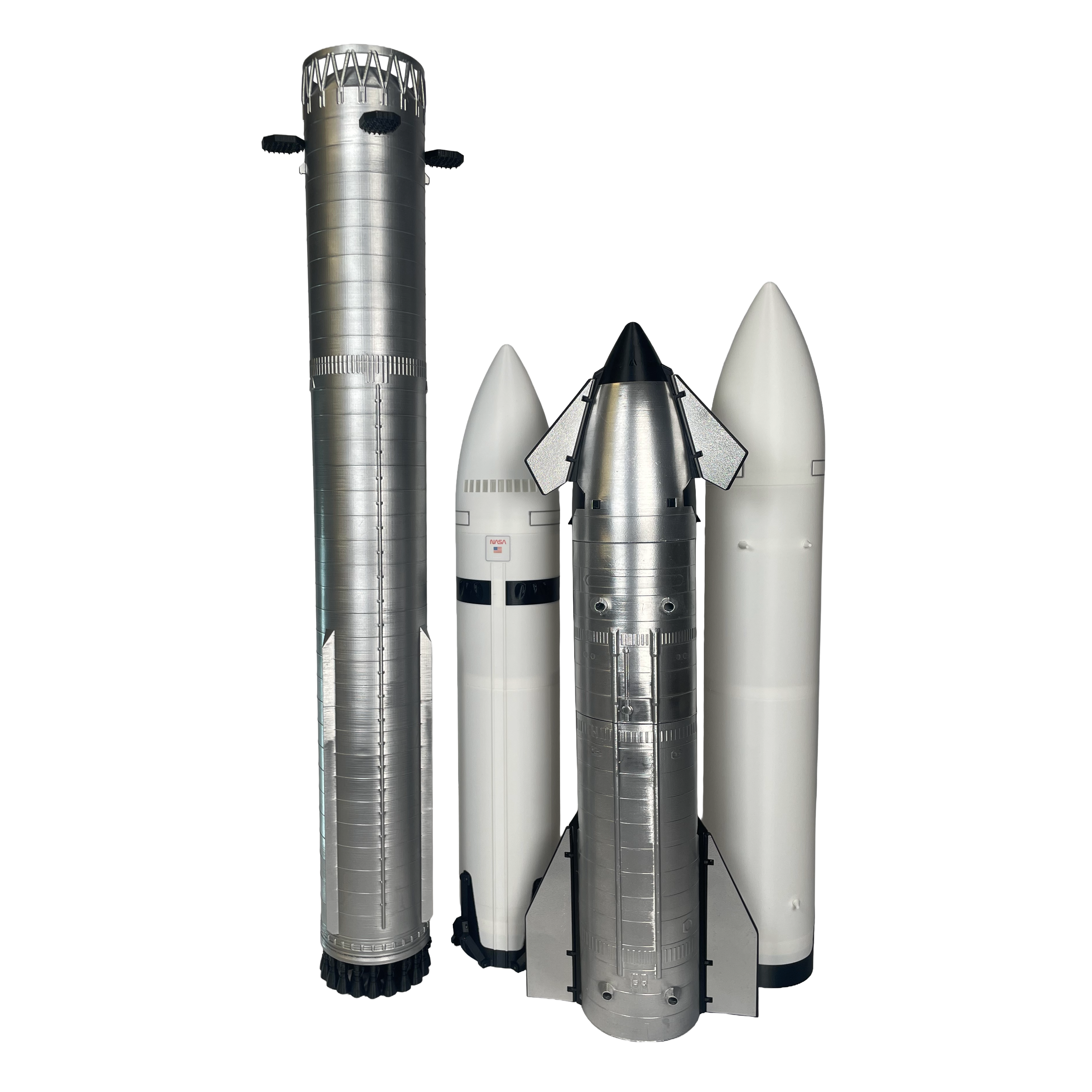 Mech Booster Rockets SpaceX Starship V3 Bundle with Booster – Max Q Rockets