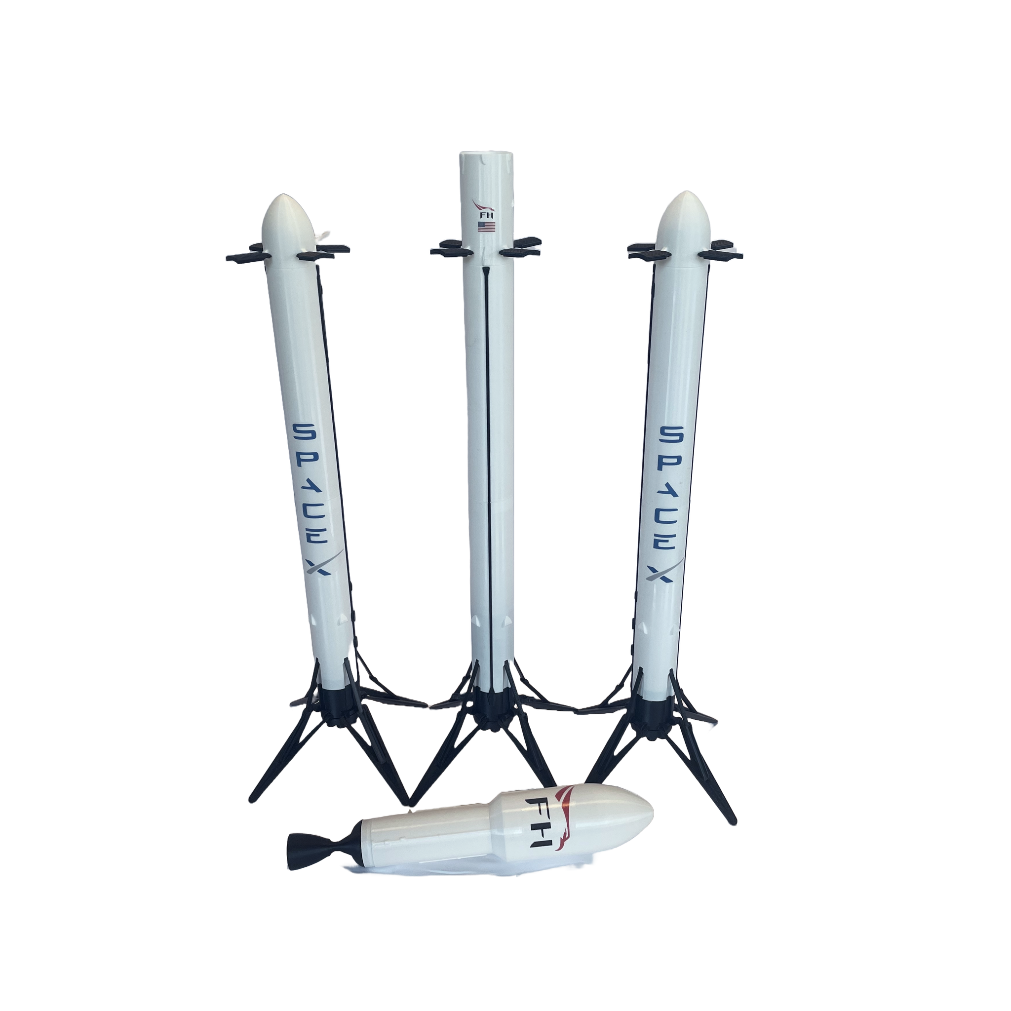 Maquette Falcon Heavy model 1:68 SpaceX 103cm / 40Inches Maquette Falcon Heavy model 1:68 SpaceX 103cm / 40Inches